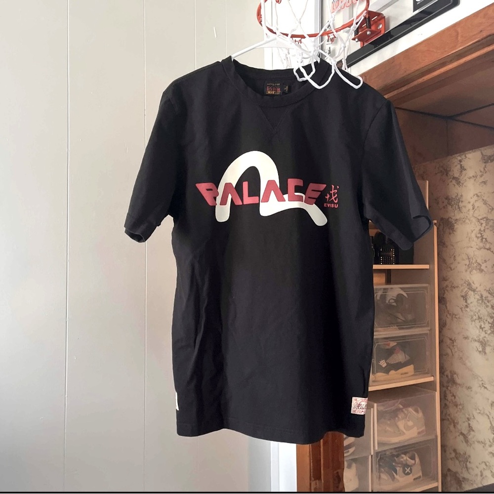 Palace x Evisu Logo Tee Black - Picture 11 of 11
